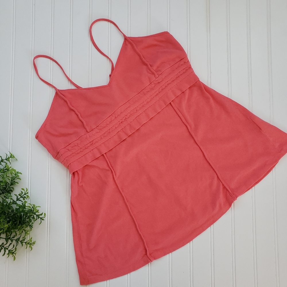 Armani Exchange Tank Tie Racer Back Tank Top Coral size XL